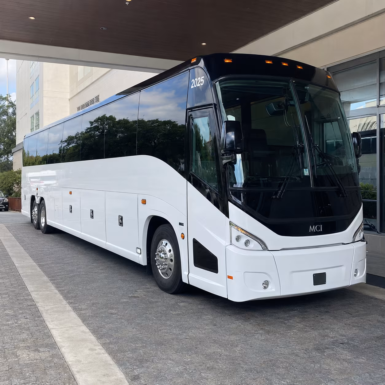 Allentown allentown airport transportation party bus exterior