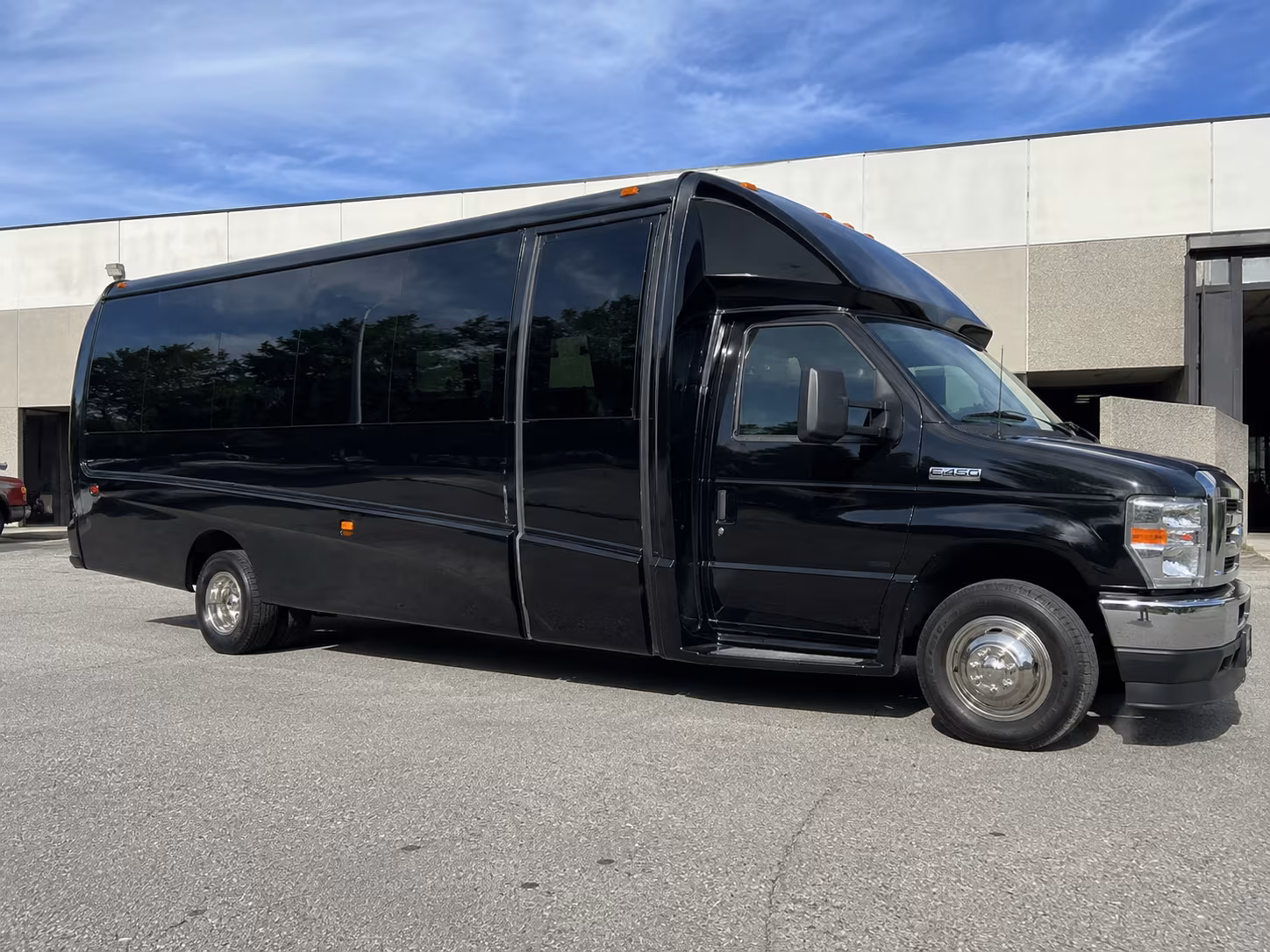 Allentown allentown airport transportation party bus exterior