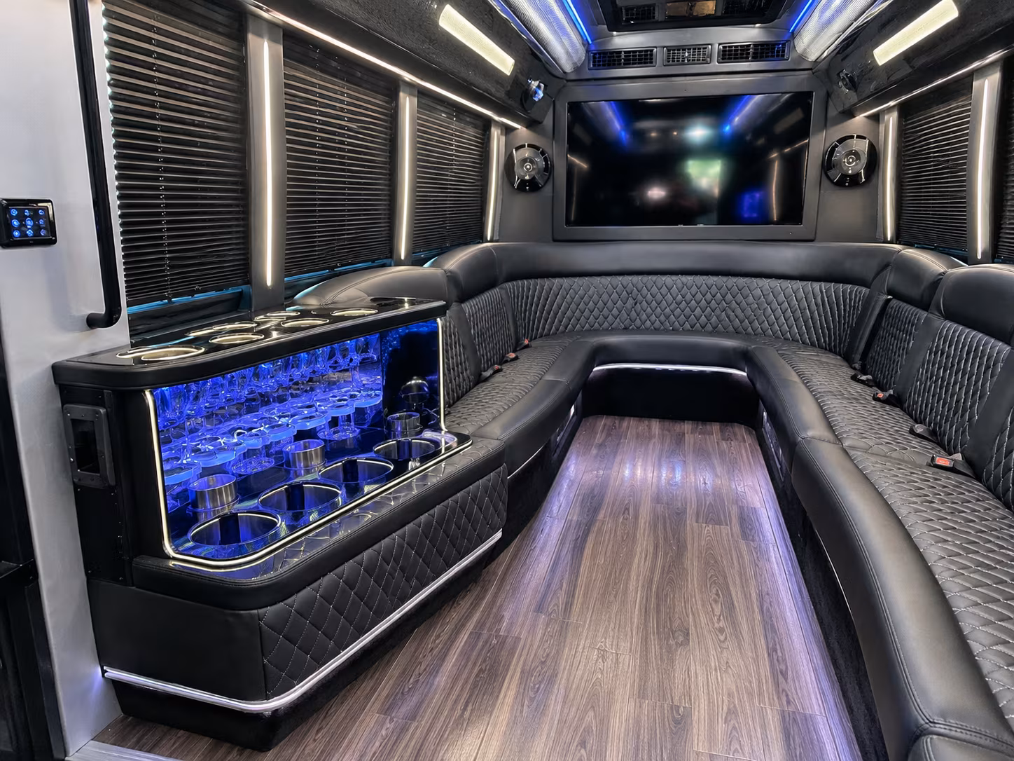 Allentown allentown private event party bus rental party bus exterior