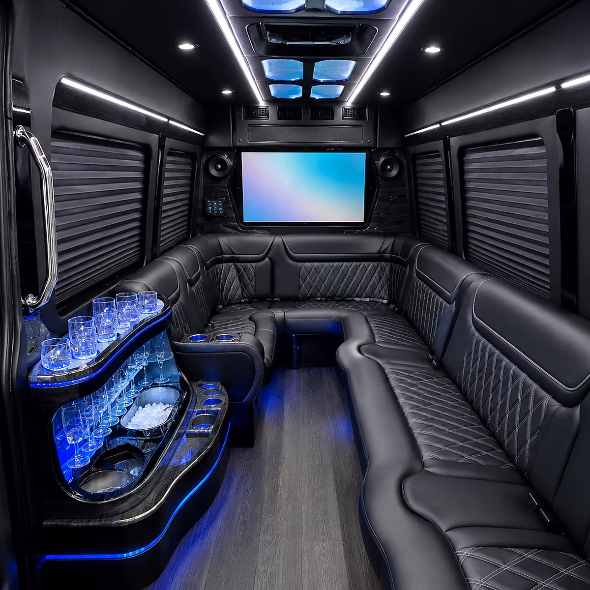 Allentown allentown prom party bus rental party bus interior