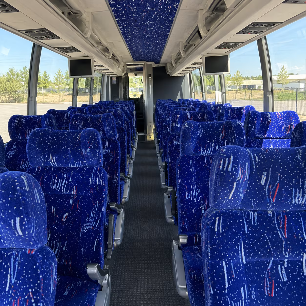 Allentown allentown school event bus rental party bus exterior