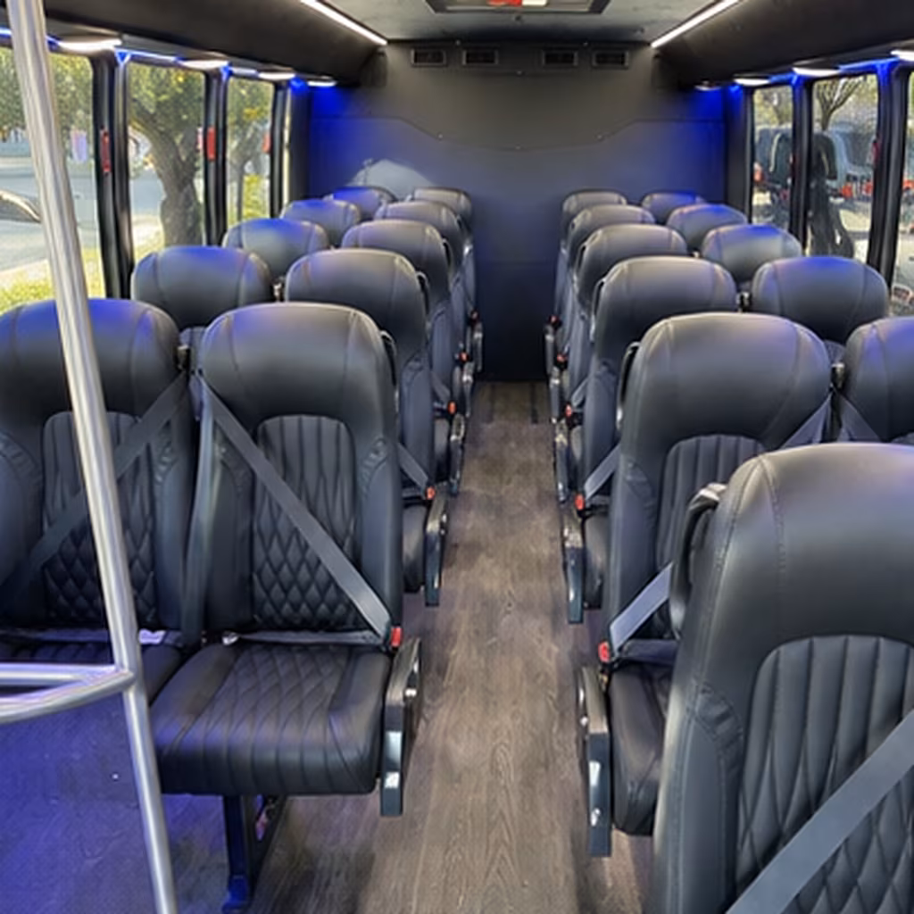 Allentown allentown school event bus rental party bus interior