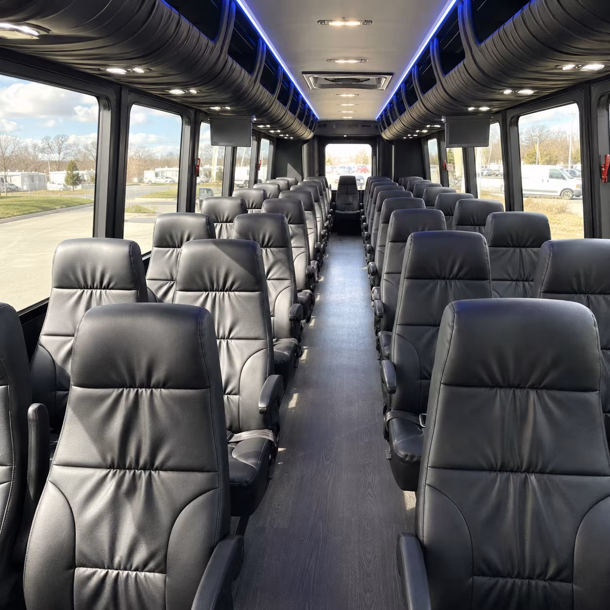 Allentown allentown school event bus rental party bus exterior