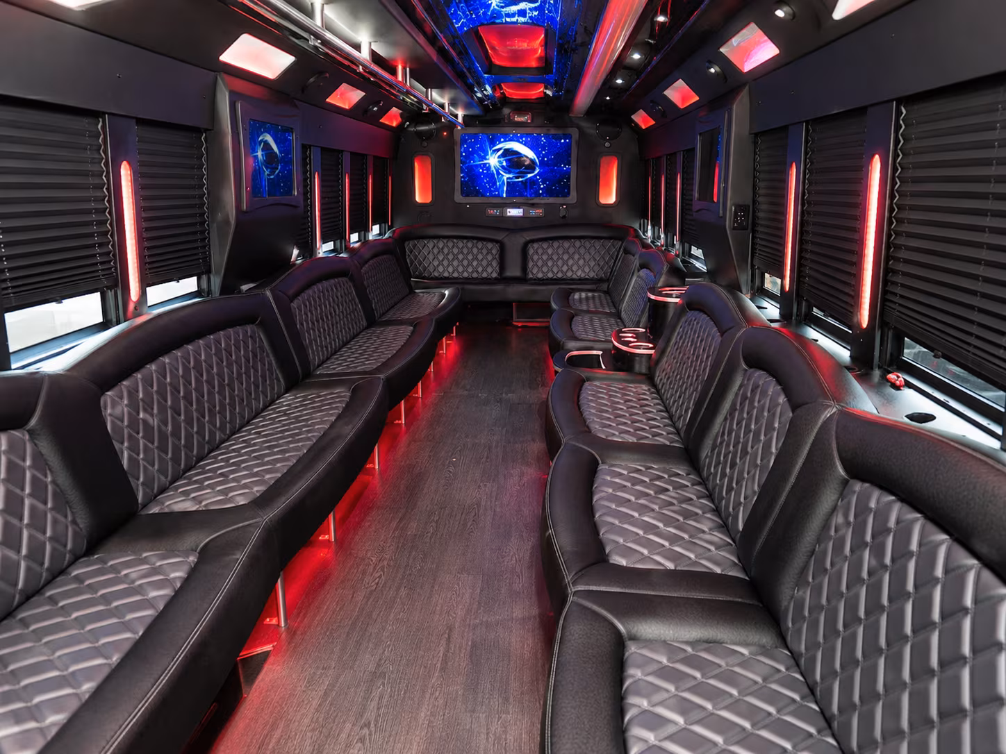 Allentown allentown sporting event party bus rental party bus exterior