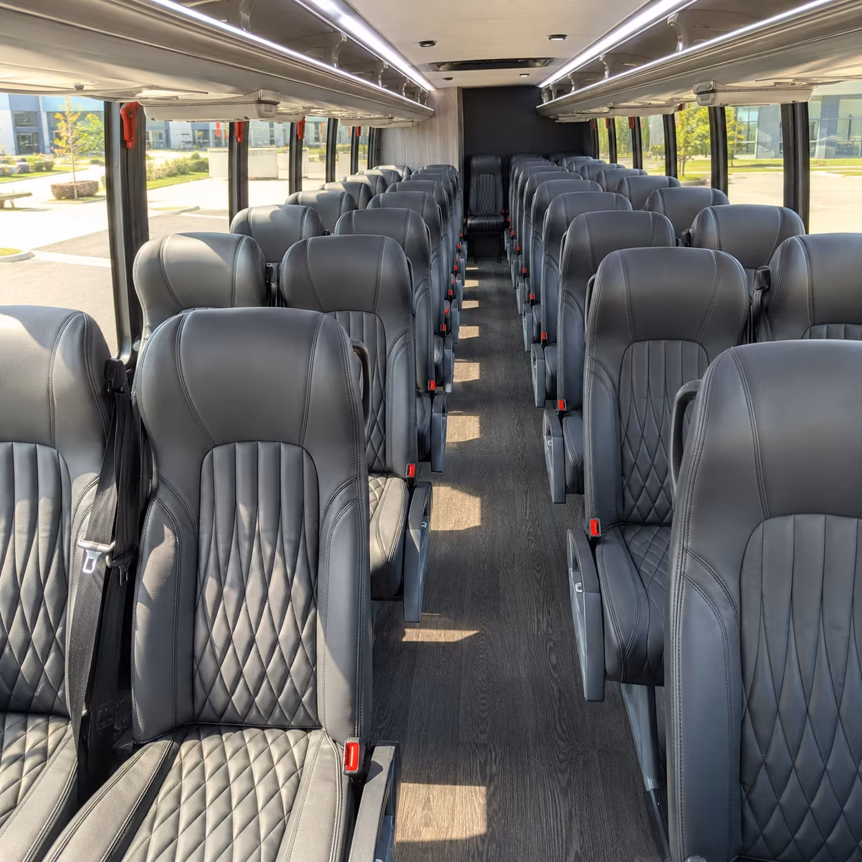 Allentown Corporate Transportation party bus interior