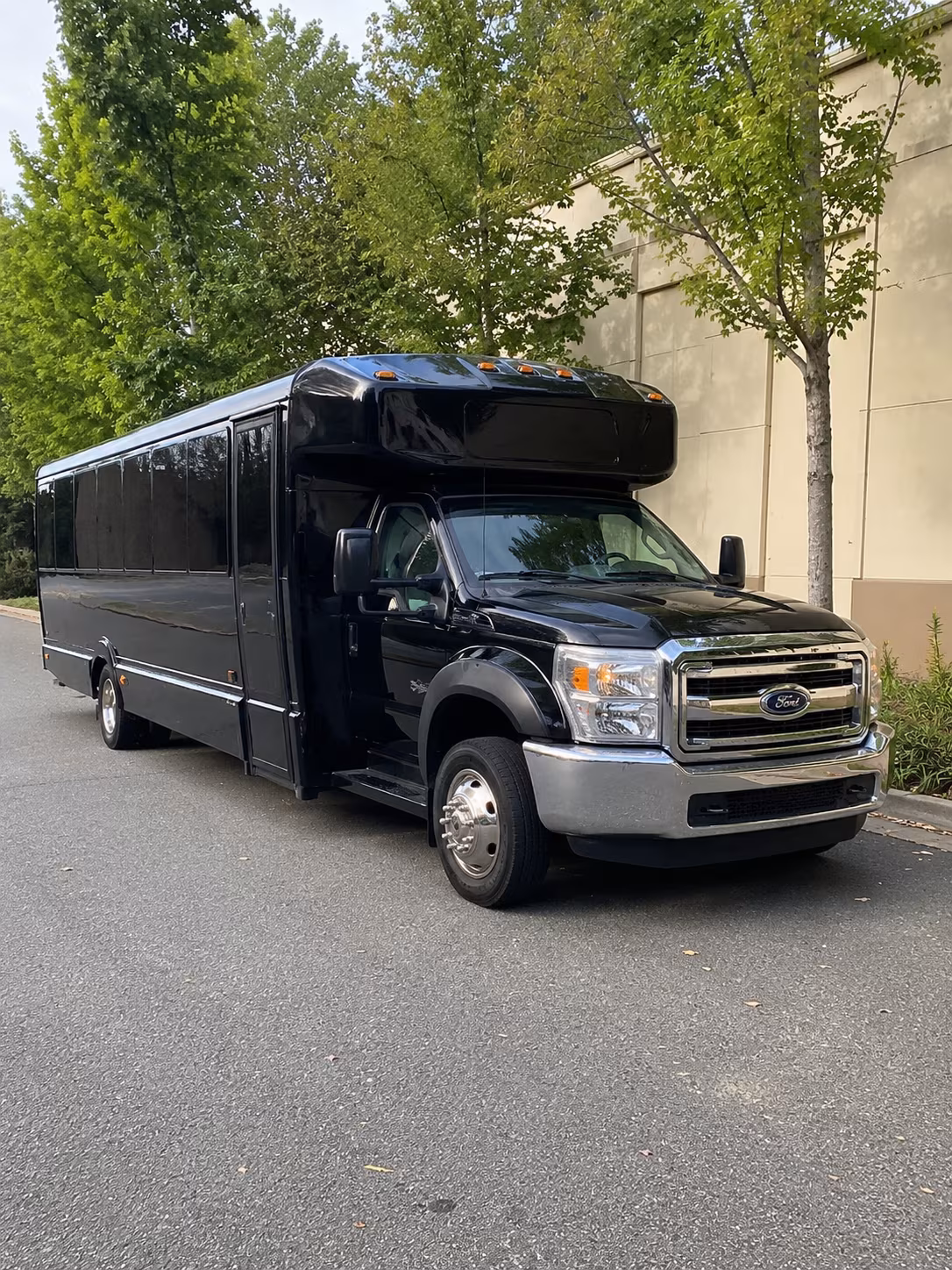 Allentown Private Event Transportation party bus interior