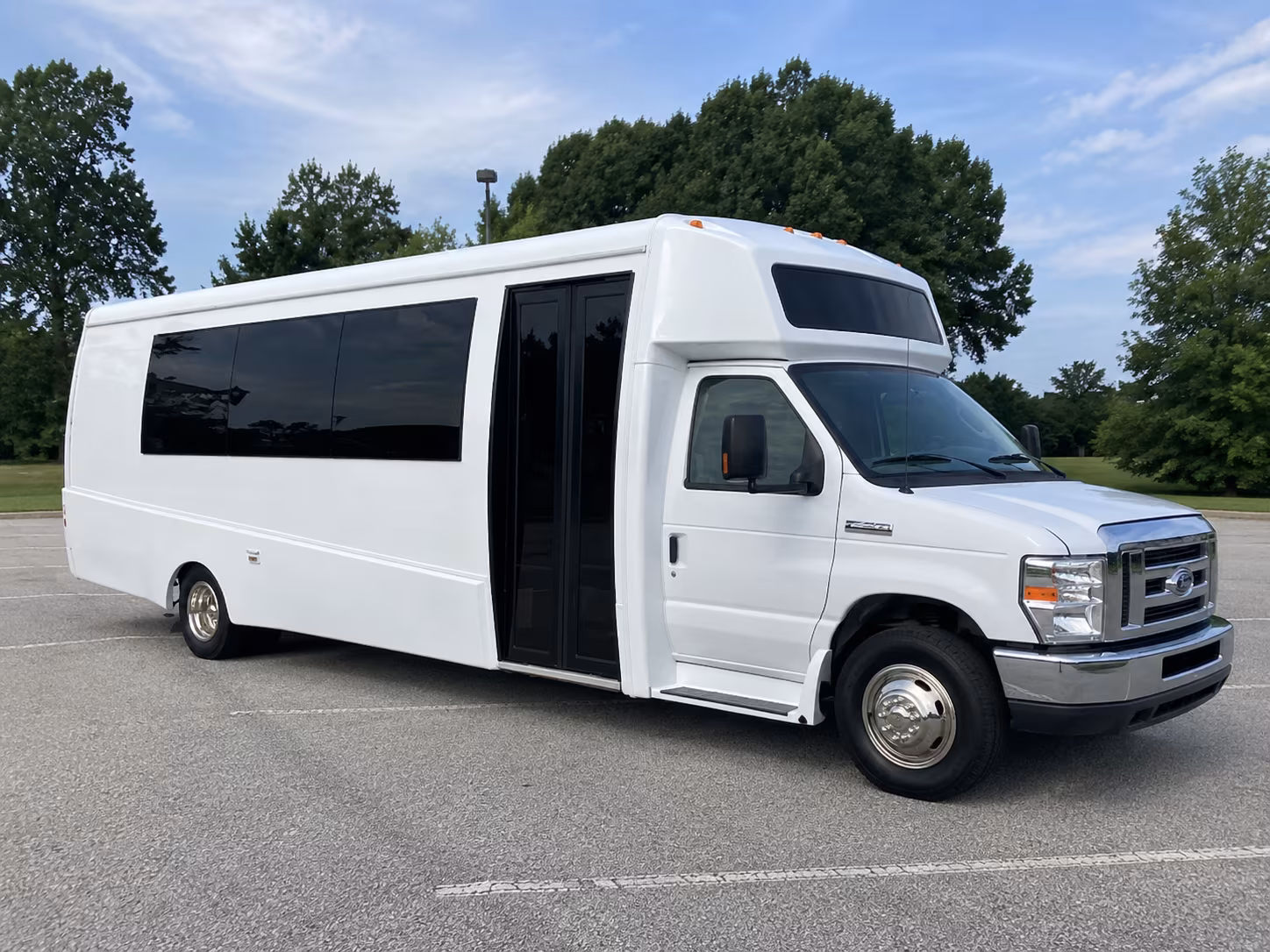 Allentown Sporting Event Transportation party bus interior