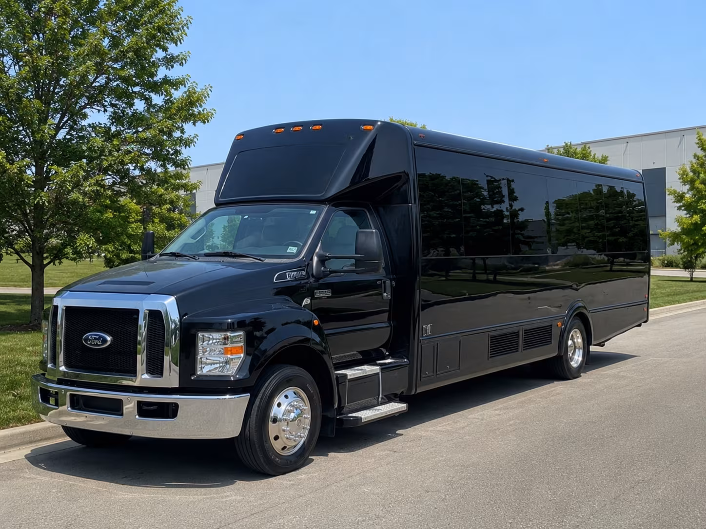 Interior of a party bus rental serving Allentown