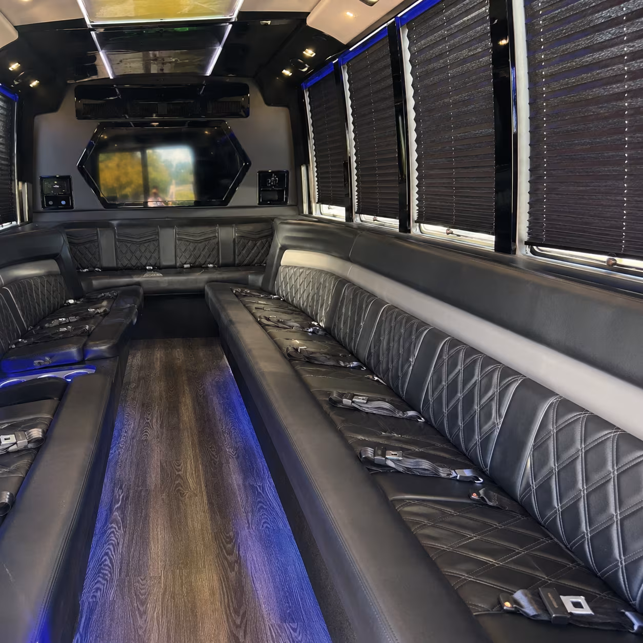 Minibus interior