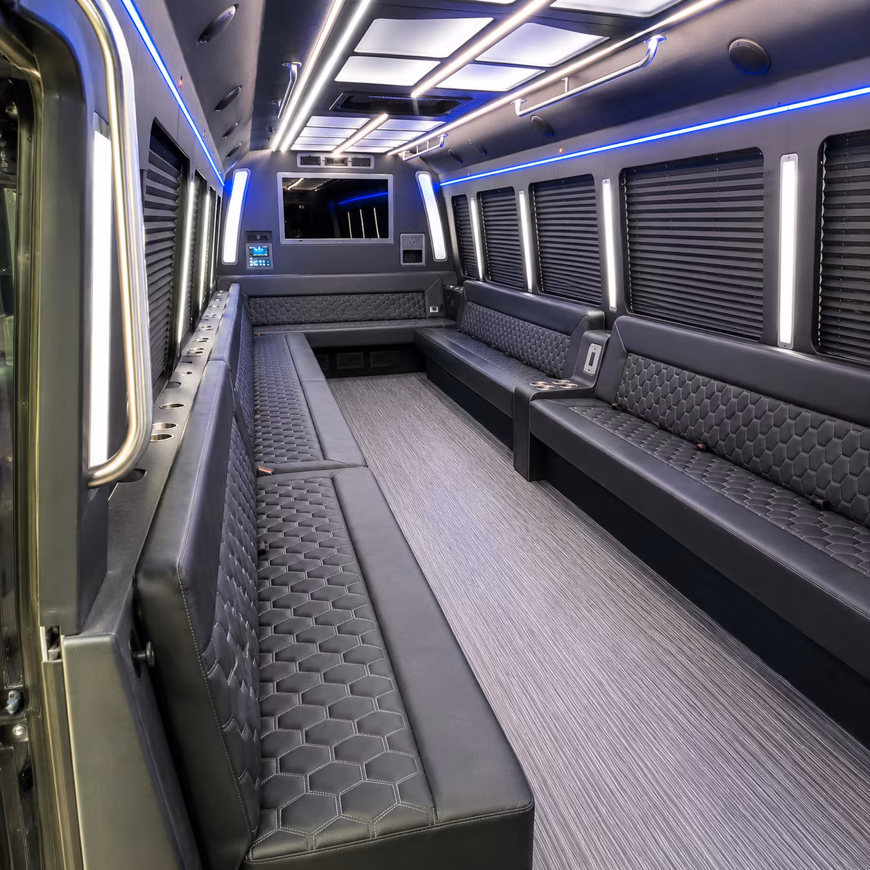 Minibus interior