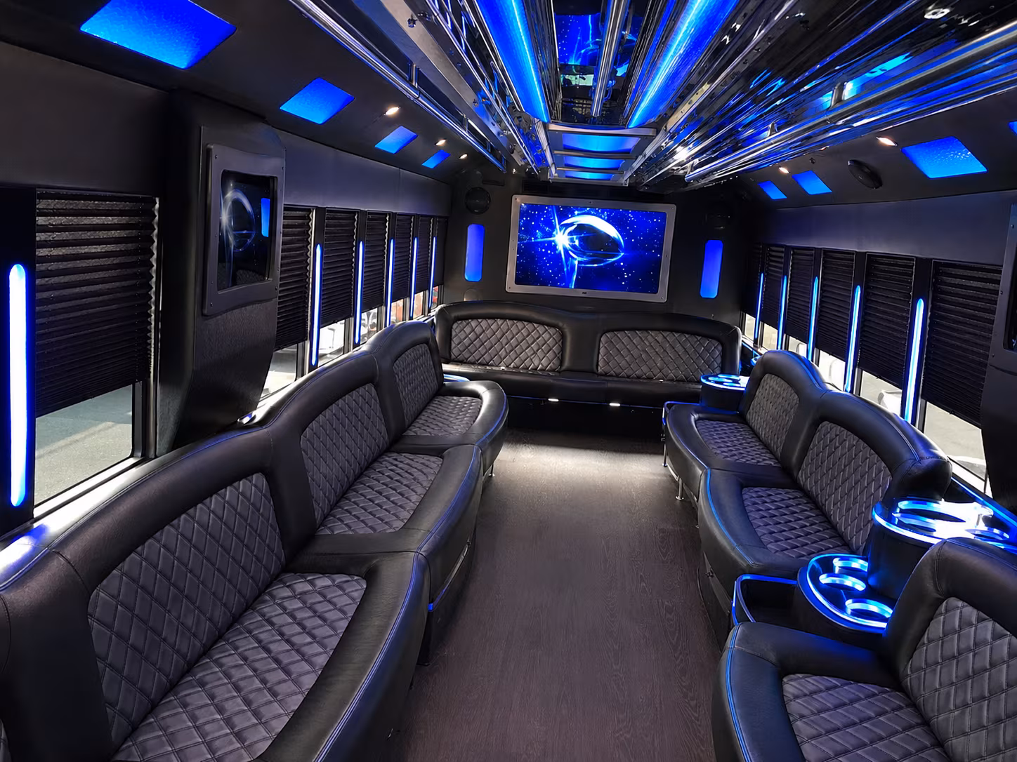 Minibus interior