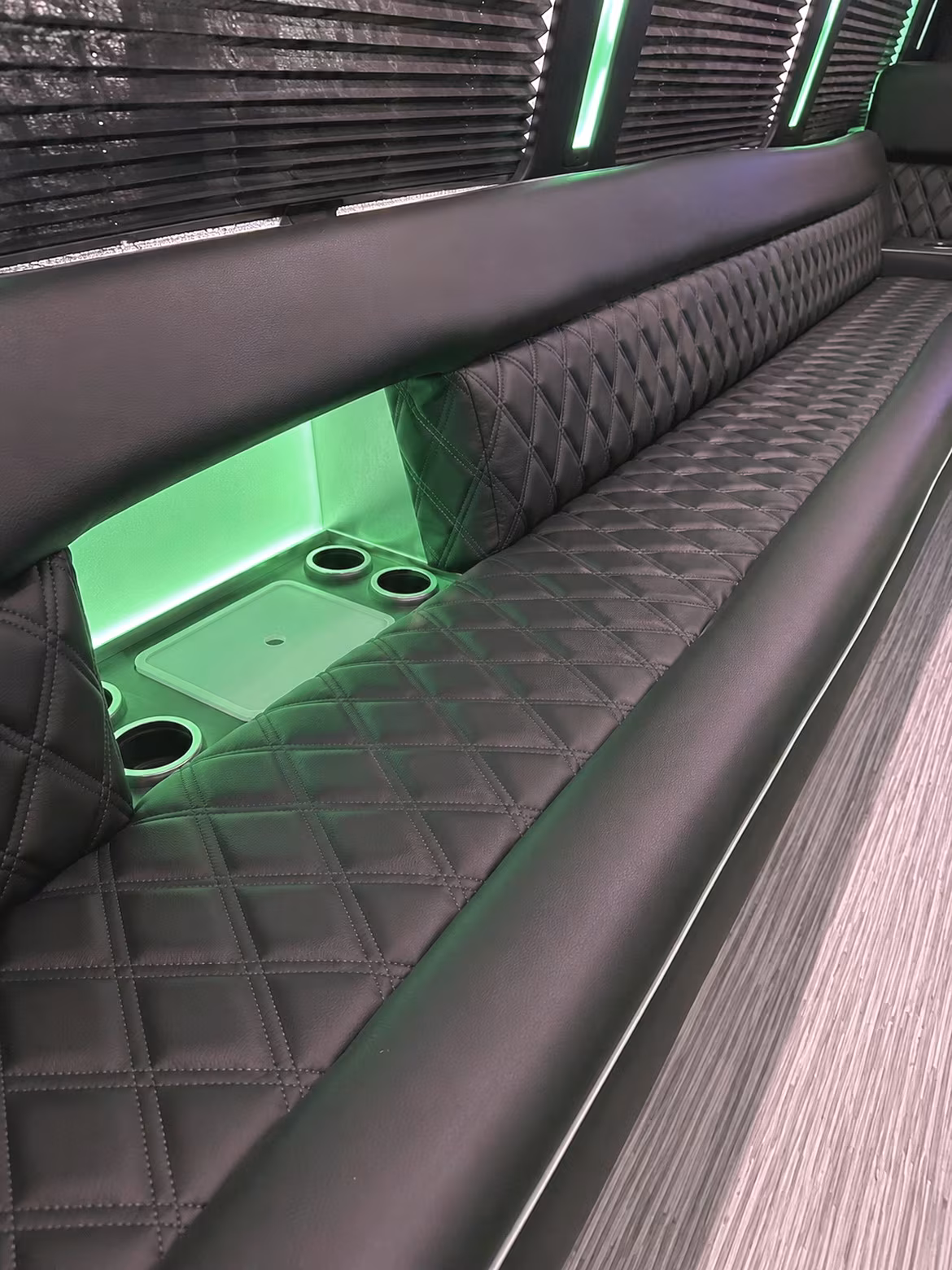 Minibus interior