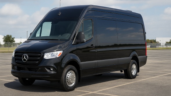 Exterior of Charter Bus Company Edison's 18 Passenger Party Bus in Edison