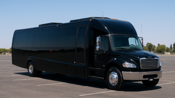 Exterior of Charter Bus Company New York's 20 Passenger Party Bus in New York