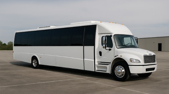 Exterior of Charter Bus Company Allentown's 28 Passenger Minibus in Allentown