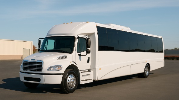 Exterior of Charter Bus Company Edison's 30 Passenger Party Bus in Edison