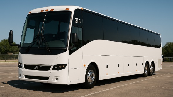 Exterior of Charter Bus Company Allentown's 44 Passenger Charter Bus in Allentown