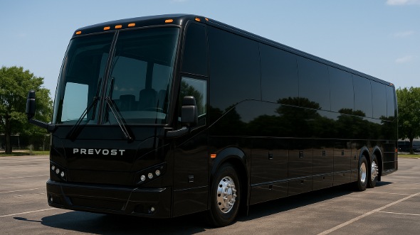 Exterior of Charter Bus Company Allentown's 46 Passenger Charter Bus in Allentown