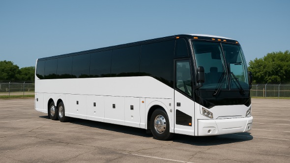 Exterior of Charter Bus Company Allentown's 47 Passenger Charter Bus in Allentown