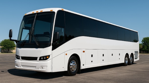 Exterior of Charter Bus Company Allentown's 50 Passenger Charter Bus in Allentown
