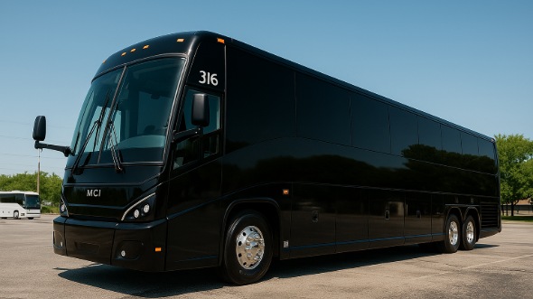 Exterior of Allentown Party Bus Company's 50 Passenger Party Bus in Allentown