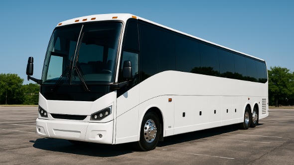Exterior of Charter Bus Company Edison's 50 Passenger Party Bus in Edison