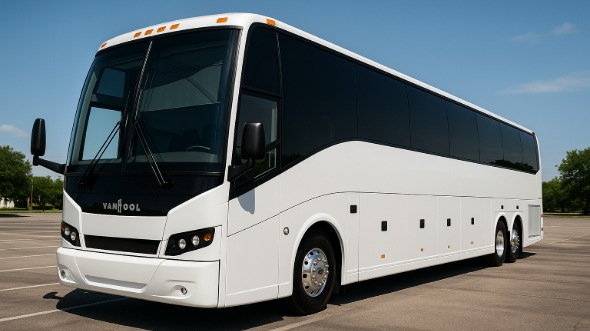 Exterior of Charter Bus Company New York's 50 Passenger Party Bus in New York